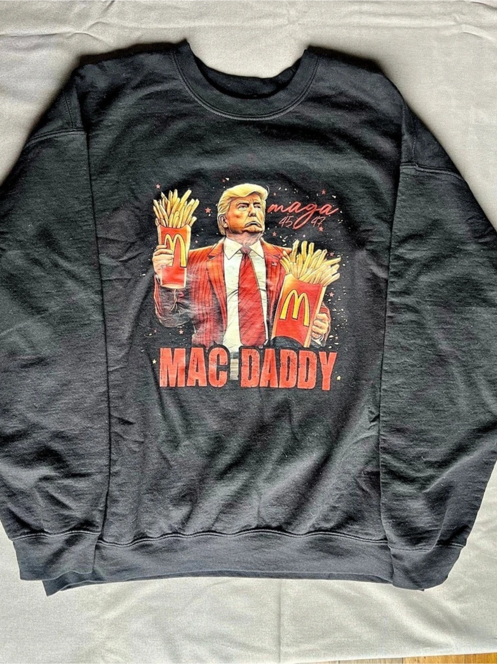 Trump Mac Daddy Sweatshirt in Black